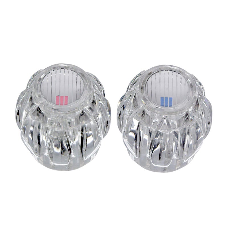 Danco 14884 Pair of Handles for Sterling Faucets, White|Clear - Image 1
